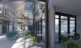 Entwurfsplanung Foyer und Cafe  - FMG -  Tina Assmann