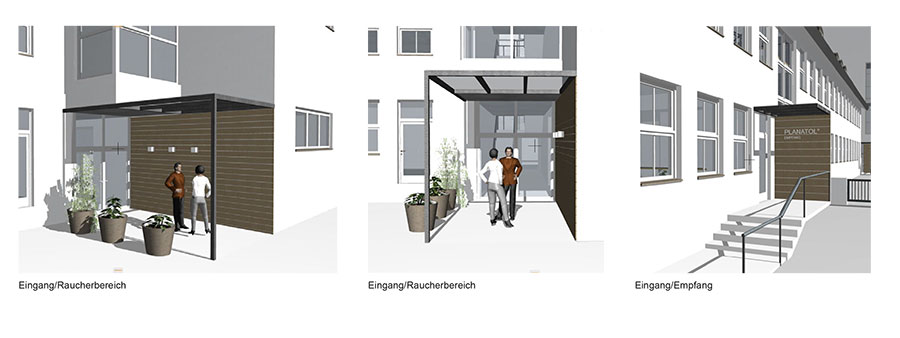 Konzeptstudie Büroumbau -  Tina Assmann
