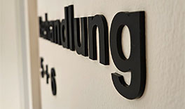 Physiopraxis - Beschriftung 3D -  Tina Assmann